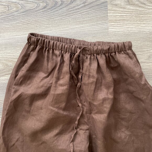 Elegant Brown Women's Trousers - Picture 5 of 8